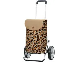 Andersen SHOPPER MANUFAKTUR Chariot de courses Royal Shopper Tyra Leo Beige