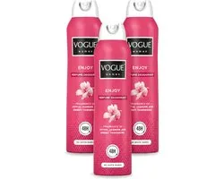 3 x Vogue Cosmetics - Enjoy - Parfum Deodorant - 150 ml - Voordeelverpakking - 3 stuks