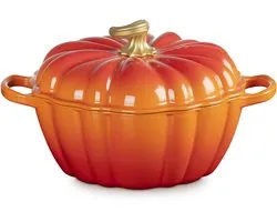 Cocotte Le Creuset 24cm citrouille - rouge orange