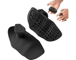 Coussinets de Grip Fitness - Protecteurs de Mains Antidérapants pour Haltérophilie - Grips de Salle de Sport en Silicone pour Entraînement de Force, Deadlift et Tractions - Alternatief aux Gants d'Entraînement - Zwart (Set de 2)