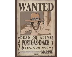 Poster One Piece - Wanted Ace 38x52cm