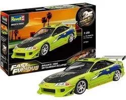 Revell Modelbouwpakket Auto - 07691 25 Years of Fast - Furious - Brian#039 1995 Mitsubishi Eclipse - Japanse Sportauto Plastic - 1:25 - Modelbouw