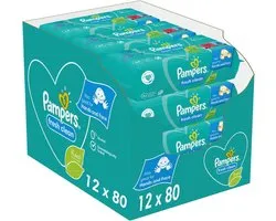 Pampers - Fresh Clean - Lingettes - 960 lingettes - 12 x 80