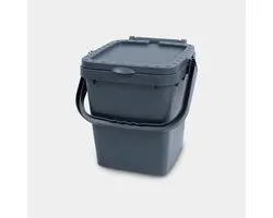 Ecoplus 20 liter afvalemmer grijs - afvalscheidingsbak - sorteerbak - afvalbak