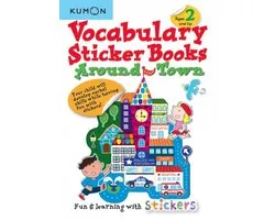 Vocabulary Sticker Books Around Town