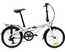 Vybe D7 Cloud / Wit - Dahon vouwfiets - 7-speed Shimano derailleur - V brakes - 20 inch wielen - voldoet aan nieuwe vouwfietsregels van de NS