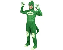 FUNIDELIA Deluxe Gekko Kostuum -PJ Masks - Maat: 97-104 cm