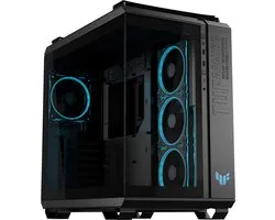 ASUS TUF Gaming GT502 Horizon - PC-behuizing - ATX - Micro-ATX - Mini-ITX - 4 interne bays - Zwart