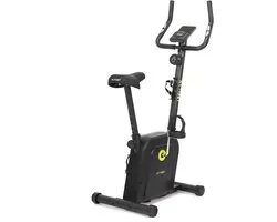 Actiget® Hometrainer - 8 Niveaux de Résistance - Incluant Cardiofréquencemètre, Écran, Porte-téléphone, Roues de Transport - Max 130 KG