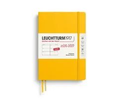 Leuchtturm1917 - Agenda - 18 mois - 2026/2027 - Semainier - Tournesol - Couverture rigide - A5 - Medium