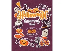 HALLOWEEN COLORING BOOKS FOR KIDS ages 4-8: Children Coloring and Activity Workbooks for Kids