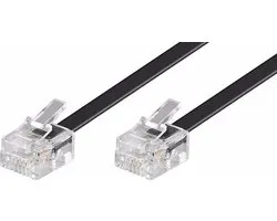 Câble réseau Temium RJ11 M/M 3 mètres (Zwart)
