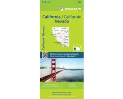 Michelin USA California, Nevada Map 174