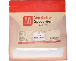 Van Beekum Specerijen - Zout Extra Fijn - 2 KG (hersluitbare stazak)