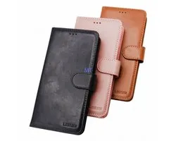 Lavann Protection Leather Bookcase Xiaomi Mi 11 Lite 4G / 5G - Zwart / Black
