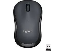 Logitech M220 Silent - Draadloze Muis - USB Nano Ontvanger - Grijs