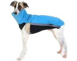 Hondenjas van Softshell - Aqua - Softshell body - Windhonden - Whippet - Rapid Dog Wear - Maat XS