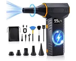 TopChoice® Air Duster - Stofreiniger - Luchtblazer - 140W - Grijs