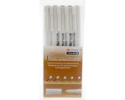 Marvy Uchida Technische Pennen Sepia Set 5 maten