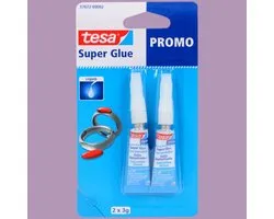 Tesa Super glue 2x3 gram - art. 57672-00002 - secondelijm - 2 tubes