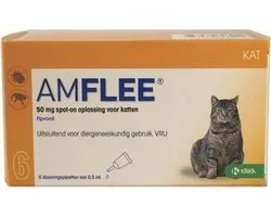 Amflee Spot-on Kat - 6 pipetten
