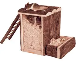 Trixie Natural Living Speel- En Graaftoren Hamster - 25X20X24 CM