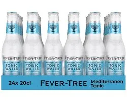 Fever tree mediterranen tonic water flesje (24x 20cl)