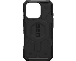 Urban Armor Gear Pathfinder Hoesje Geschikt voor Apple iPhone 16 Pro | Compatibel met MagSafe | Back Cover | Beschermhoes Zwart