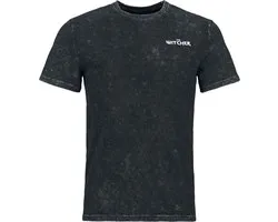 The Witcher Runes Tshirt Heren T-shirt - gemêleerd zwart - M