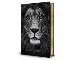Biblia RVR 1960 letra grande tamaño manual, símil piel León de Juda / Spanish Bible RVR 1960 Handy Size Large Print imitation leather Lion of Judah