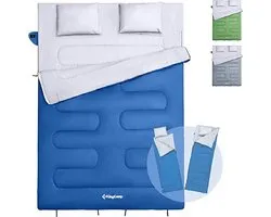 sleeping bag / Premium Sleeping Bag Adults & Kids - Warm 3-4 Seasons, Waterproof Lightweight Sleeping Bag for Men, Women, Camping, Festivals &