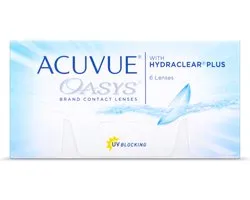 -9.50 - ACUVUE® OASYS with HYDRACLEAR® PLUS - 6 pack - Weeklenzen - BC 8.80 - Contactlenzen