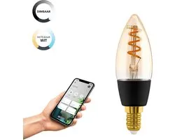EGLO connect.z Smart LED Lamp - E14 - Ø 3,5 cm - Amber - Instelbaar wit licht - Dimbaar - Zigbee