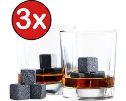 Whiskey Stenen Whiskey Stones Whiskeystenen Luxe Herbuikbare Ijsblokjes - 27 stuks