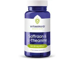Vitakruid Saffraan & L-Theanine 90 vegacapsules
