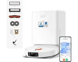 Xiaomi Robot Vacuum H50 Pro - Aspirateur robot - Navigation LiDAR - Fonction de nettoyage humide - Contrôle via l'application - Longue durée de vie de la batterie - Forte puissance d'aspiration - Planification d'itinéraire automatique