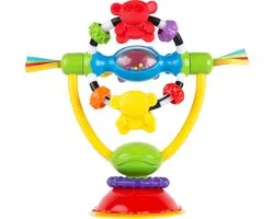 Playgro Kinderstoel speeltje met verbeterde zuignap - Grijp- en bijtspeelgoed -Speelgoed Baby - Speelgoed 1 jaar