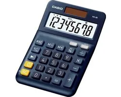 Casio MS-8E - Bureaurekenmachine - 8-cijferig display - Zwart