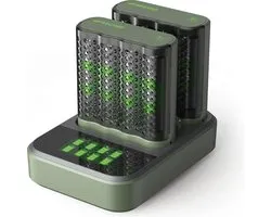 GP ReCyko M451D - snelle batterijlader AA/AAA + oplaadbare batterijen 8xAA 2600mAh + docking station