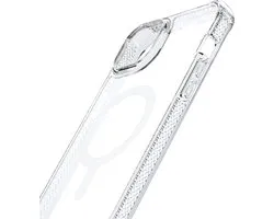 ITSKINS Coque transparente adaptée à Apple iPhone 13 MagSafe Phone Case Hardcase | ITSKINS Coque arrière antichoc | Convient pour MagSafe | Convient pour le chargement sans fil avec Ring magnétique | Étui MagSafe - Transparent