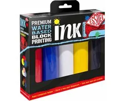 Essdee Printing ink 5 pack Primary 5 x 100ml (01-23)