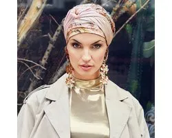 avalon - boho turban set - boho spirit headwear - Chemo Mutsje/ Sjaaltje - 3046-0920