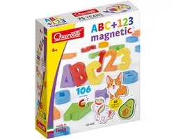 Quercetti Magneet Cijfers en Letters + 10 Figuren 106-delig