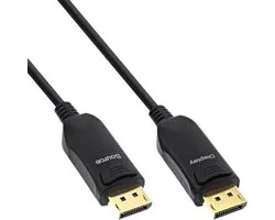 DisplayPort Active Optical Cable (AOC) - versie 1.4 (5K/8K 60Hz) / zwart - 10 meter