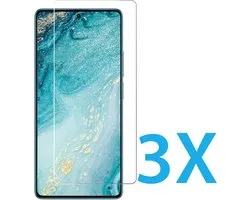 Plaque de verre Convient pour : Xiaomi Redmi Note 13 Pro Plus 5G / Pro+ 5G - 3x Film de protection d'écran - Film de protection d'écran - Verre - Protéger - Verre de protection