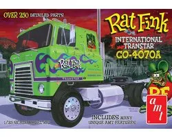 AMT Modelbouwpakket Militaire voertuigen - 1291 International Transtar CO-4070A RAT FINK Truck Plastic - 1:25 - Modelbouw