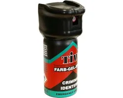 KH - Security indentificatie spray - Flip top veiligheidsknop - 40 ml - veiligheids kleur spray - zelfverdedigingsspray - smurfenspray - dader markering - alternatief voor pepperspray