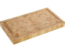 Zassenhaus Planche à découper 45x25x4cm bambou incrusté