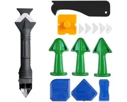 Gsedaox-Kit Schraper-14 delig-Kitspatel-Siliconen Kit Verwijder Set -Kit Tool-Kit Verwijderaar-Kitstrijker-Kitschraper-Kit Naden-Kit Verwijderen