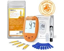 FORA 6 Connect Cholesterolmeter - Speciale Editie (Oranje)